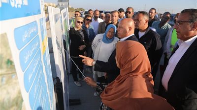 توسعة طريق رافد جمصة لإنشاء محطتي زيان وشرنقاش للتحصيل