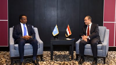 وزير الخارجية يبحث مع نظيره الصومالي تعزيز الشراكة الاستراتيجية بين البلدين 