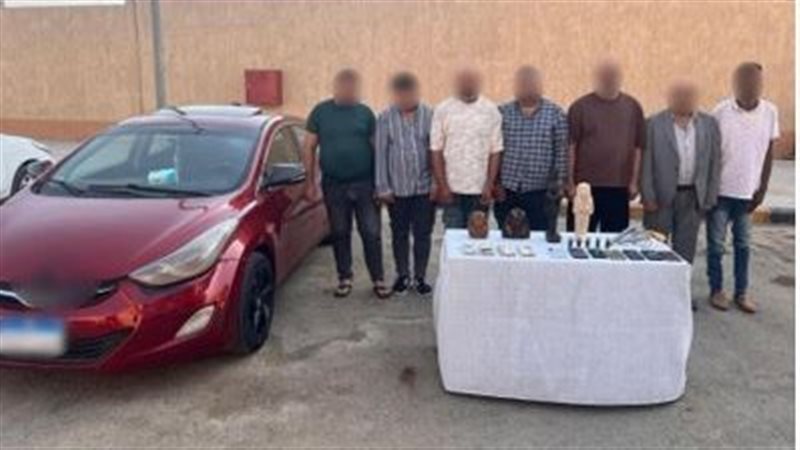 المتهمون عقب القبض