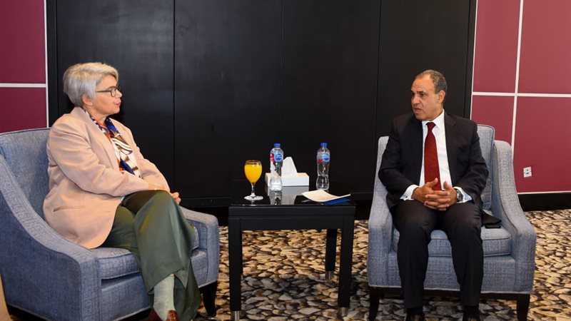 وزير الخارجية ومبعوثة