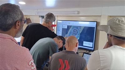 انطلاق أعمال بعثة آثار غارقة بالميناء الشرقي في الإسكندرية | صور