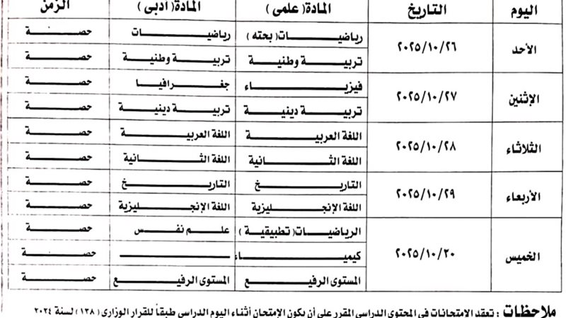 تعليم البحيرة تعلن