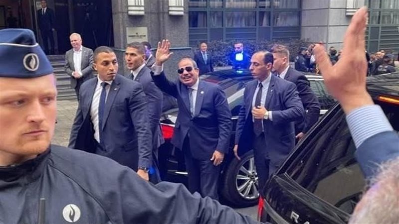 استقبال السيسي