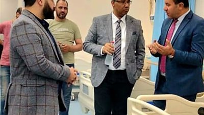 لمتابعات الإنشاءات والتطوير... رئيس مجلس ادارة المؤسسه العلاجية في جوله تفقديه