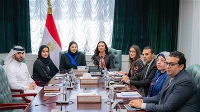 وزيرة التضامن الاجتماعي تستقبل وزيرة الدولة للتعاون الدولي بدولة قطر