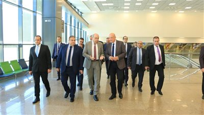 جولة تفقدية لوزارة الطيران بمطار سفنكس استعدادًا لافتتاح المتحف المصري الكبير