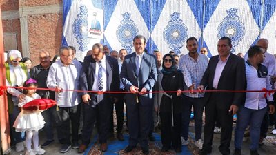 محافظ دمياط يفتتح محطة رفع صرف صحي النجارين بكفر البطيخ