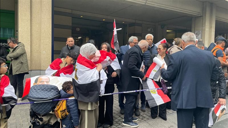 استقبال المصريين