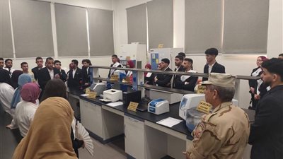 طلاب بنى سويف في زيارة للمجمع الطبي للقوات المسلحة والإنتاج الحيواني والألبان 