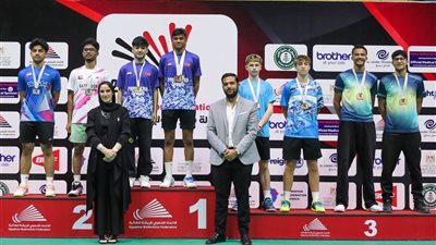 8 ميداليات حصيلة منتخب الريشة الطائرة في بطولة مصر الدولية للناشئين