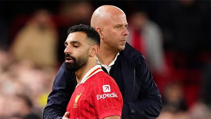 محمد صلاح وأرني سلوت