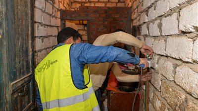 الأورمان تركب 3792 وصلة مياه نقية لأسر الشرقية الأولى.. تفاصيل 