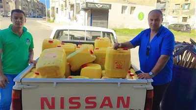 إحباط محاولة إدخال زيوت طعام مجهولة المصدر الي أسواق ومطاعم بورسعيد 