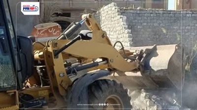 إزالة 12 حالة بناء مخالف على الأراضي الزراعية بمركز يوسف الصديق بالفيوم