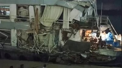 تسببت في انهياره.. تصادم الباخرة ماركيز 2 في كوبري فارس بأسوان