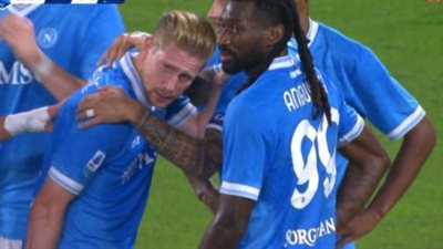 دي بروين يسجل ويبكي.. نابولي يقهر إنتر ويقفز إلى الصدارة