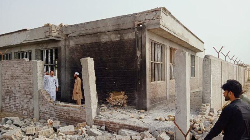 انفجار مدرسة في باكستان