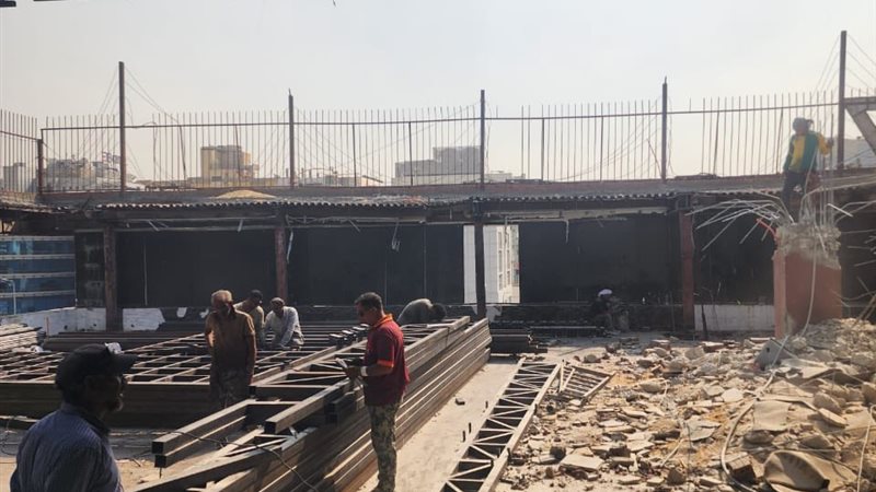 جانب من إزالة المخالفات