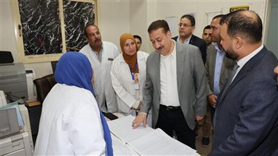 محافظ المنوفية يتفقد عيادات التأمين الصحي ويؤكد تحسين جودة الخدمات الطبية