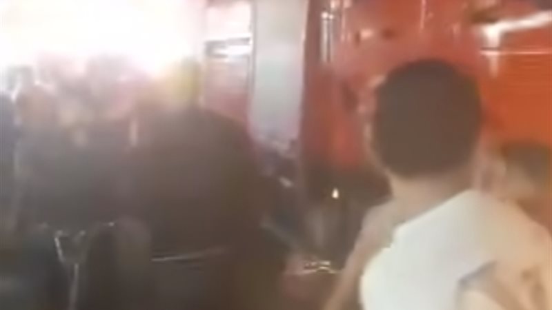 صورة من الحريق