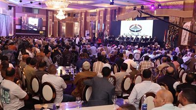 بدء المؤتمر الجماهيري الحاشد لـ