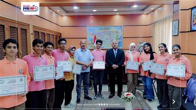 تكريم طلاب الفيوم لاجتيازهم 54 وحدة تعليمية في البرمجة والذكاء الاصطناعي