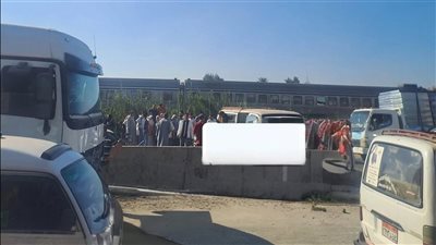 عاجل|حادث تصادم مروع بين 5 سيارات على طريق مصر إسكندرية الزراعي بالغربية