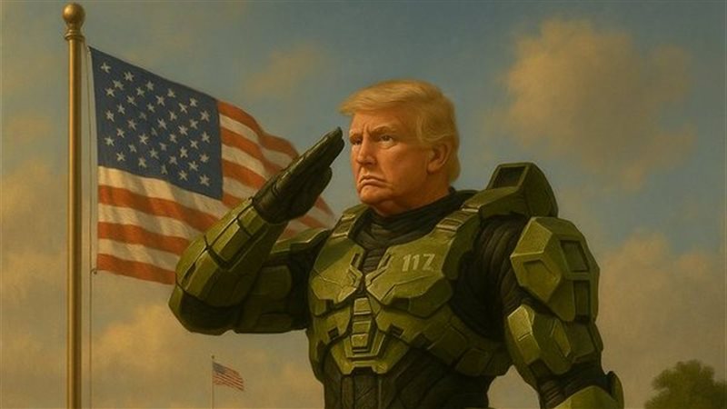 ترامب بالذكاء الاصطناعي