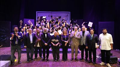 رئيس أكاديمية الفنون تشهد حفل تخرج طلاب المعهد العالي للموسيقى الدفعة الـ53