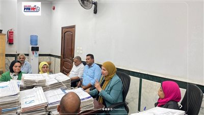 رئيس مركز أبشواي تتفقد أعمال المركز التكنولوجي ومستوي الأداء بملف التصالح