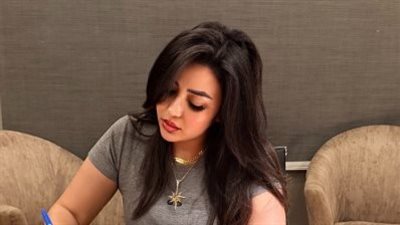 تأكيدا لـ نيوز رووم .. ظهور رحمة محسن بلاصقة على أنفها بعد إجرائها عملية تجميل