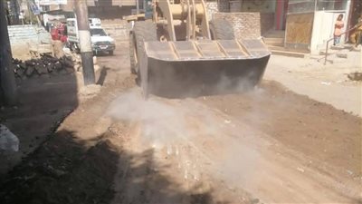 استجابة لما نشرته «نيوز رووم» تسوية طريق نقادة الزوايدة الداخلي 