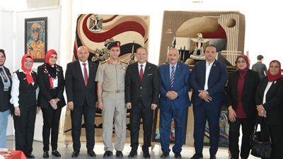 جامعة دمياط تحتفل بانتصارات أكتوبر بمعرض فني يجسد روح الوطنية والإبداع الطلابي