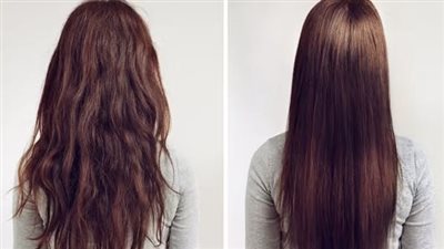 بدون كيراتين أو مواد كيميائية.. وصفة طبيعية لفرد الشعر بنتائج مذهلة