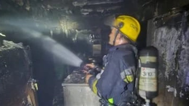 صورة من الحريق