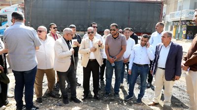 استكمال رصف ورفع كفاءة طريق النكارية القنايات بتكلفة 30 مليون جنيه