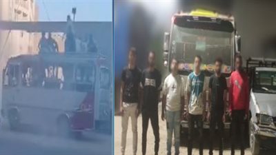رقص على الطريق.. سائقي مينى باص ونصف نقل يعرضون حياتهم وحياة الآخرين للخطر