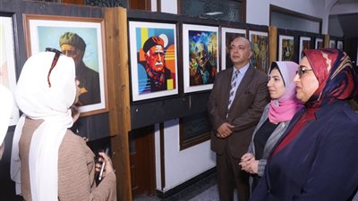 جامعة دمياط تطلق معرض «وجوه مصرية» لتجسيد رموز الوطن بلوحات فنية مبدعة