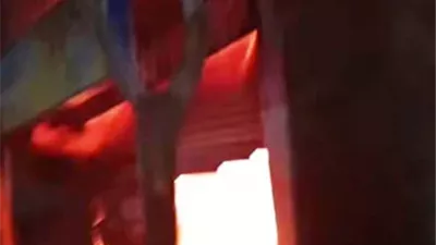 النيران تلتهم محل تجارى بالبدرشين والحماية المدنية تمنع إمتداد الحريق