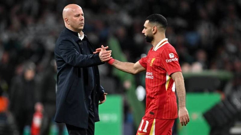 محمد صلاح وآرني سلوت