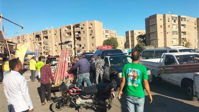 حملات مكبرة في السويس لإزالة التعديات واسترداد أراضي الدولة ضمن الموجة 27