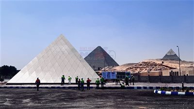 بواجهة بانورامية للأهرامات.. محطة الرماية تستعد لافتتاح المتحف المصري الكبير