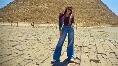 مي عمر توثق زيارتها للأهرامات: انبهرت بالتطور الرهيب اللي شفته