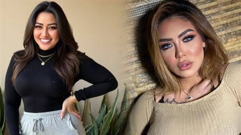 هدير عبد الرازق ورحمة