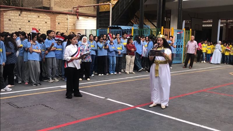 جانب من طابور الصباح