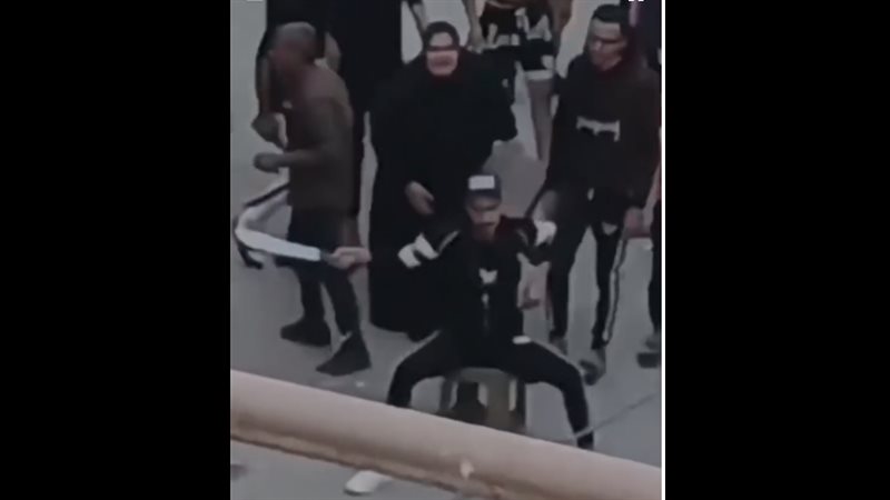 جانب من المشاجرة