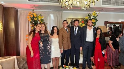 خطوبة نجل شقيق هاني رمزي وحفيدة اللواء الراحل نبيل رمزي|صور