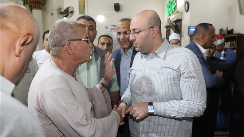 محافظ بنى سويف خلال