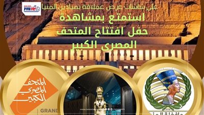 المنيا تتزين للعرس.. شاشات عملاقة في الميادين استعدادًا لافتتاح المتحف الكبير