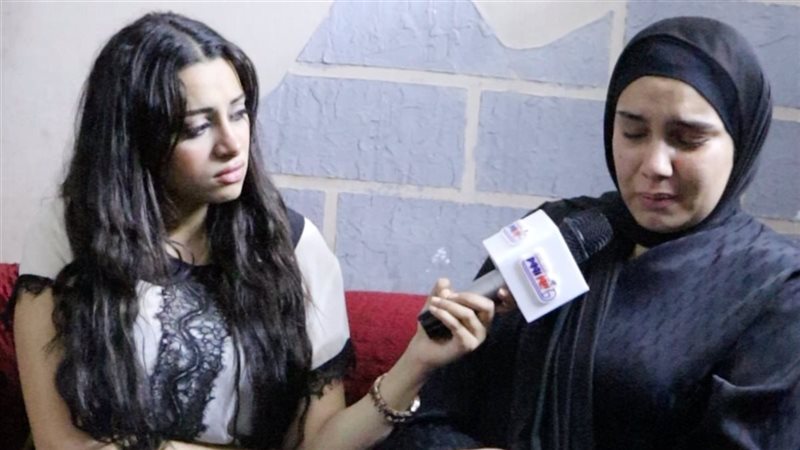 زوجة الضحية و مذيعة